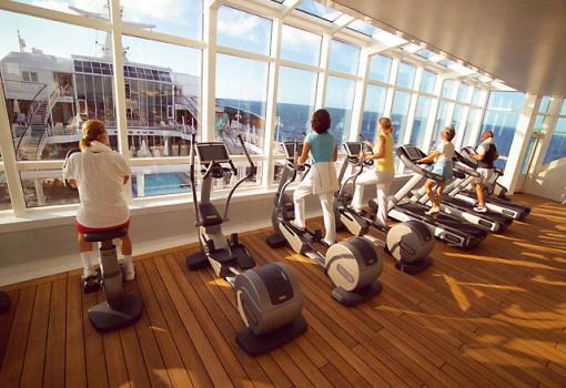 El Gimnasio con vistas al mar
